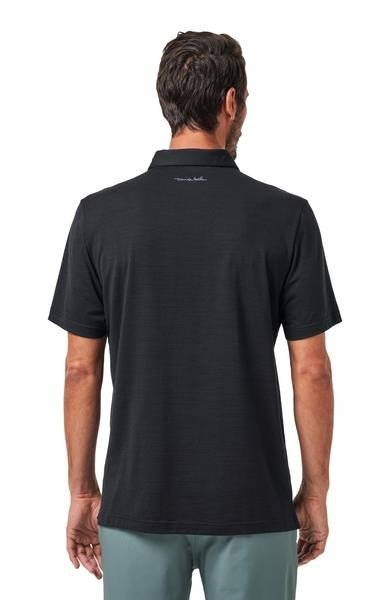 Travis Mathew The Heater heren polo, zwart
