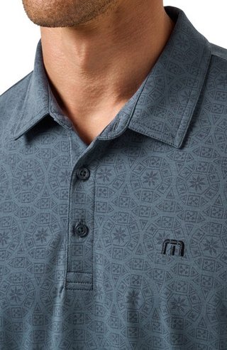 Travis Mathew Free Passage heren polo, bering sea