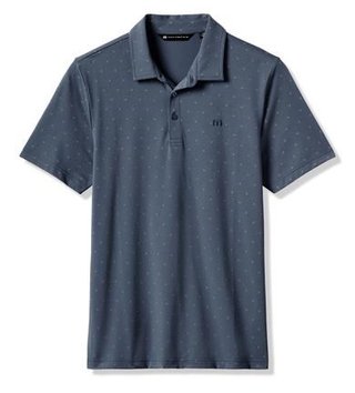Travis Mathew Performance Jersey Wave heren polo, bering sea