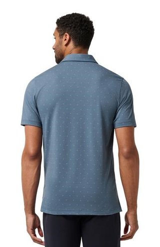 Travis Mathew Performance Jersey Wave heren polo, bering sea