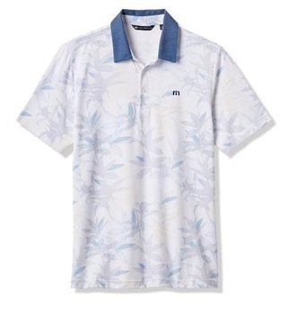 Travis Mathew Featherweight Drift heren polo, wit