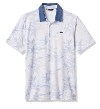 Travis Mathew Featherweight Drift heren polo, wit