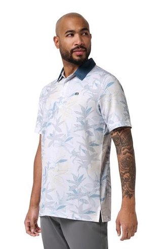 Travis Mathew Featherweight Drift heren polo, wit