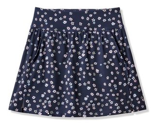 Travis Mathew Moveknit Game Set Match dames skort, navy blazer multi