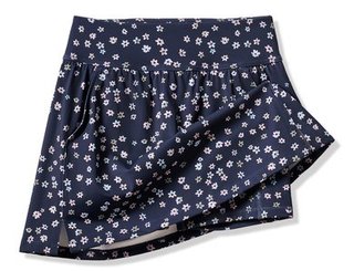 Travis Mathew Moveknit Game Set Match dames skort, navy blazer multi