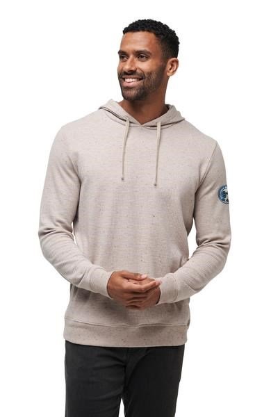 Travis Mathew Cloud Wafle heren sweater, oxford tan