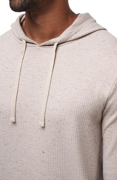 Travis Mathew Cloud Wafle heren sweater, oxford tan