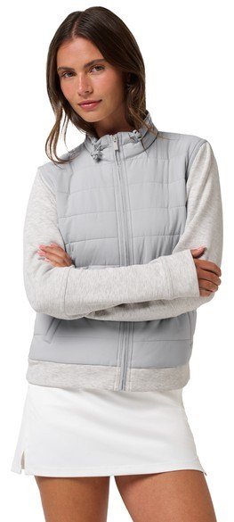Travis Mathew Skyloft Soft Espresso Martini dames jack, heather light grey