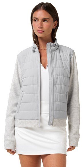Travis Mathew Skyloft Soft Espresso Martini dames jack, heather light grey