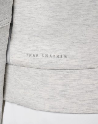 Travis Mathew Skyloft Soft Espresso Martini dames jack, heather light grey