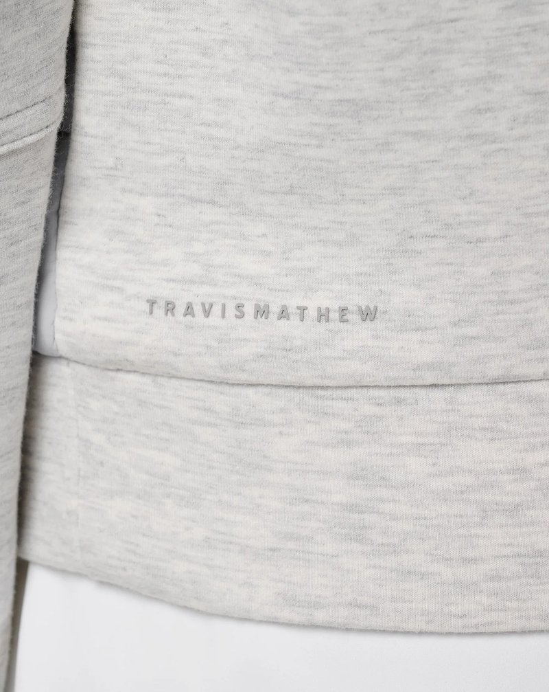Travis Mathew Skyloft Soft Espresso Martini dames jack, heather light grey