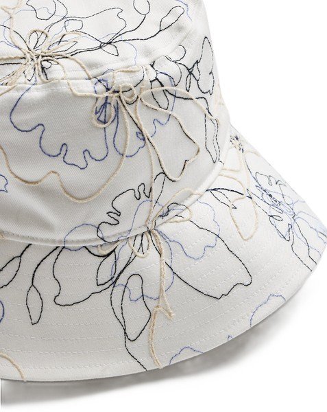 Travis Mathew Island Sol dames hoed, white denim multi