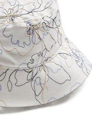 Travis Mathew Island Sol dames hoed, white denim multi