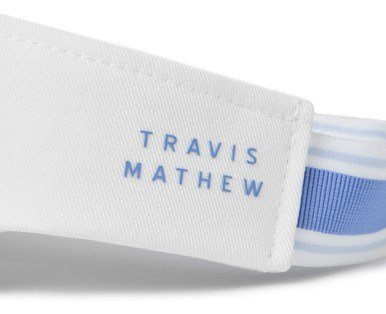 Travis Mathew Pathfinder dames visor, wit