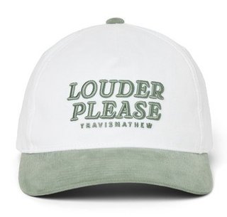 Travis Mathew Louder Please heren pet, wit