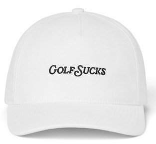 Travis Mathew Golf Sucks heren pet, wit