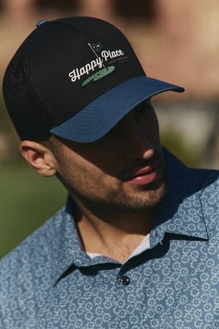 Travis Mathew Swing Season heren pet, zwart