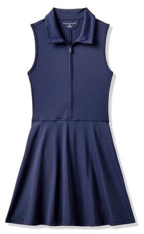 Travis Mathew Moveknit Sleeveless dames jurk, navy blazer