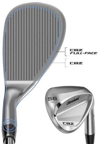 Cleveland CBZ Tour Satin Full Face wedge, staal