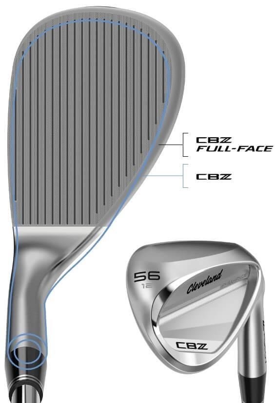 Cleveland CBZ Tour Satin Full Face wedge, staal