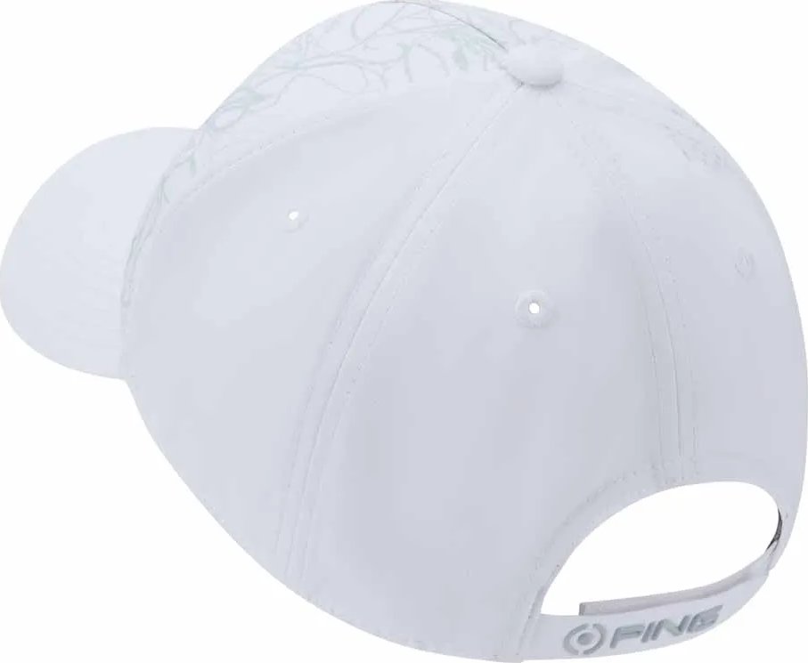 PING Nicolo heren pet, wit/parelgrijs