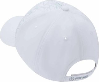 PING Nicolo heren pet, wit/parelgrijs