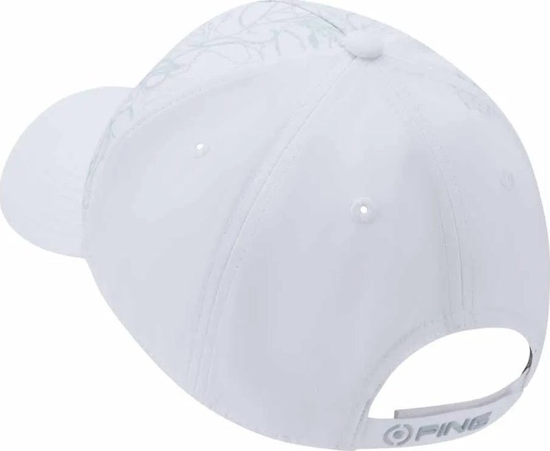 PING Nicolo heren pet, wit/parelgrijs