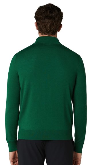 Callaway 1/4 Zip Mock heren sweater, deep galapagos green