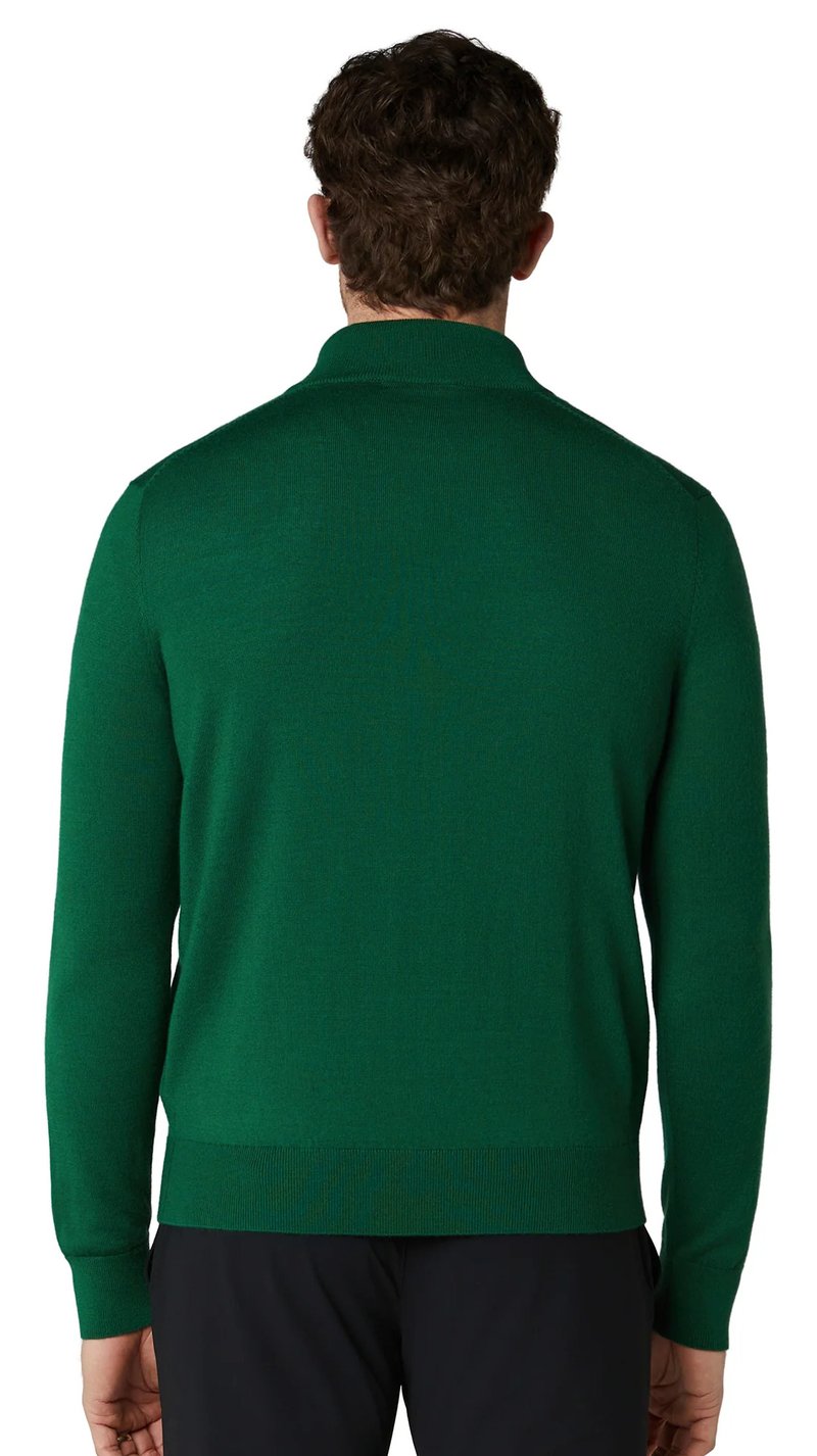 Callaway 1/4 Zip Mock heren sweater, deep galapagos green