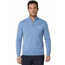 Callaway 1/4 Zip Mock heren sweater, vista blue