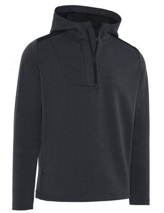 Callaway Soft Touch 1/4 Zip Premium heren hoodie, black heather