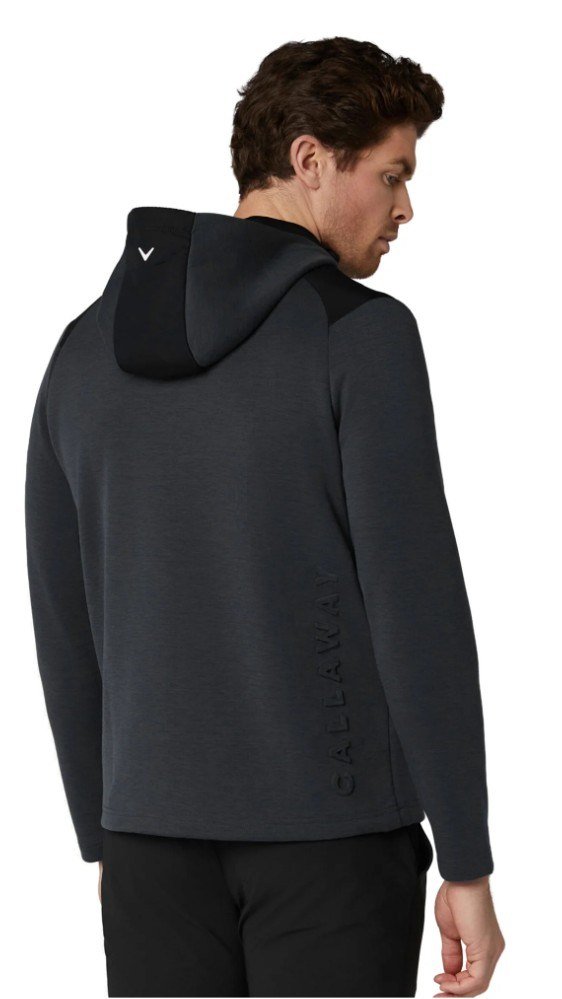 Callaway Soft Touch 1/4 Zip Premium heren hoodie, black heather