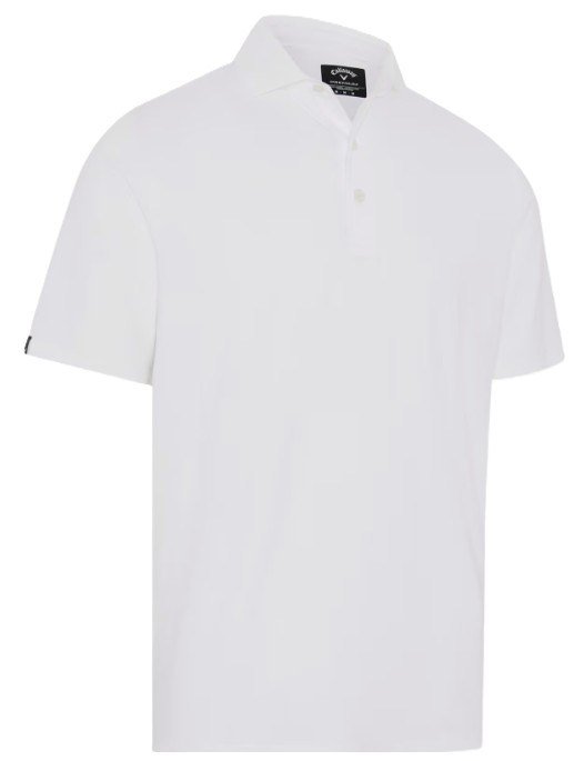 Callaway Premium Solid Cooling heren polo, bright white