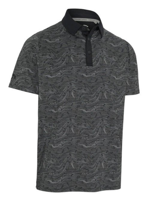 Callaway Hex Marble heren polo, caviar