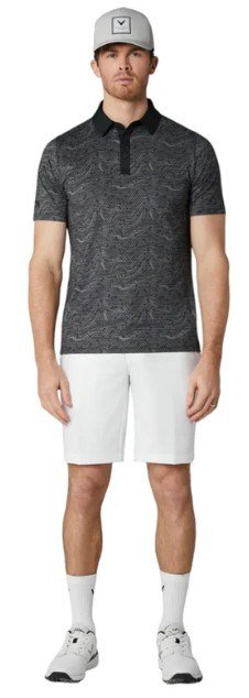 Callaway Hex Marble heren polo, caviar