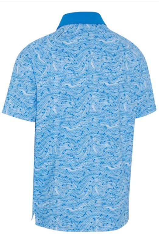 Callaway Hex Marble heren polo, brilliant blue