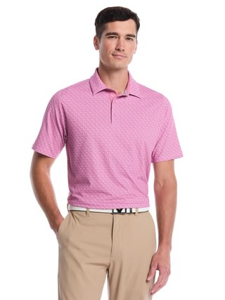 Callaway Timeless Chev heren polo, rose boquet