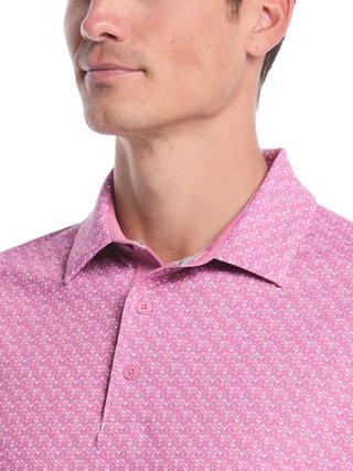 Callaway Timeless Chev heren polo, rose boquet