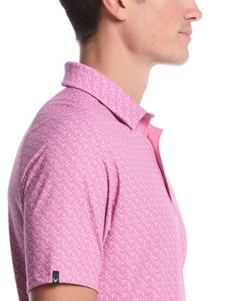 Callaway Timeless Chev heren polo, rose boquet
