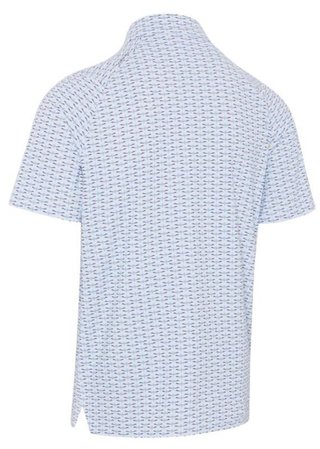 Callaway Albatross Geo Print heren polo, bright white