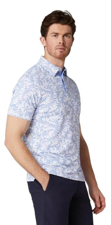 Callaway Chev Botanical heren polo, vista blue