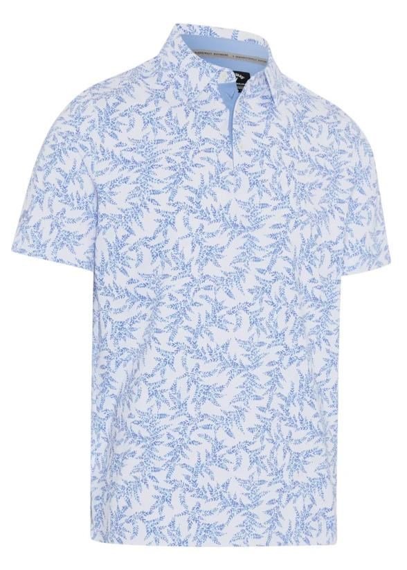 Callaway Chev Botanical heren polo, vista blue