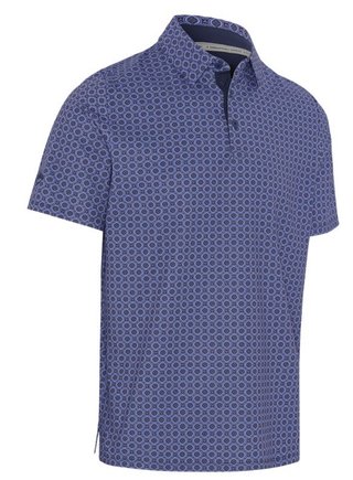 Callaway Club Print heren polo, peacoat