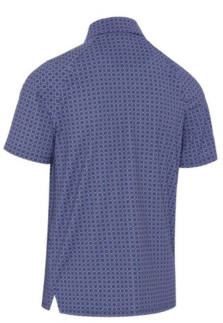 Callaway Club Print heren polo, peacoat