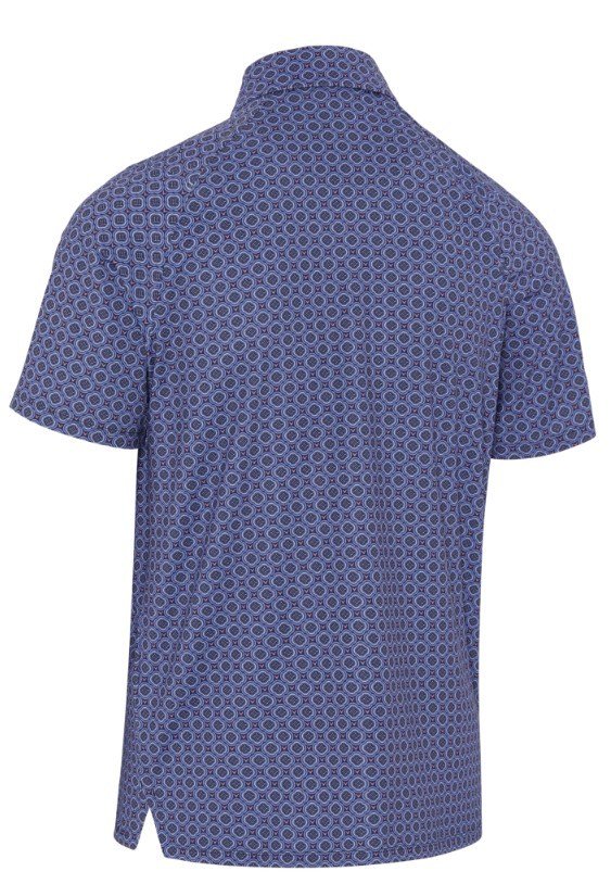 Callaway Club Print heren polo, peacoat