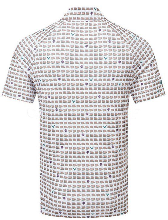 Callaway One Pimento heren polo, bright white