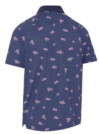 Callaway Azalea Gingham heren polo, peacoat