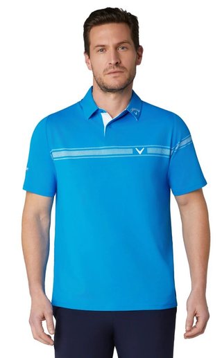 Callaway Odyssey Block heren polo, brilliant blue
