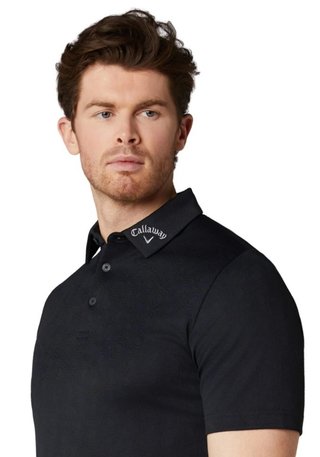 Callaway Odyssey Ventilated Jacquard heren polo, caviar