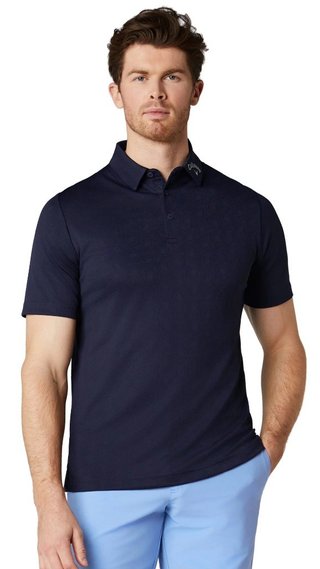Callaway Odyssey Ventilated Jacquard heren polo, peacoat